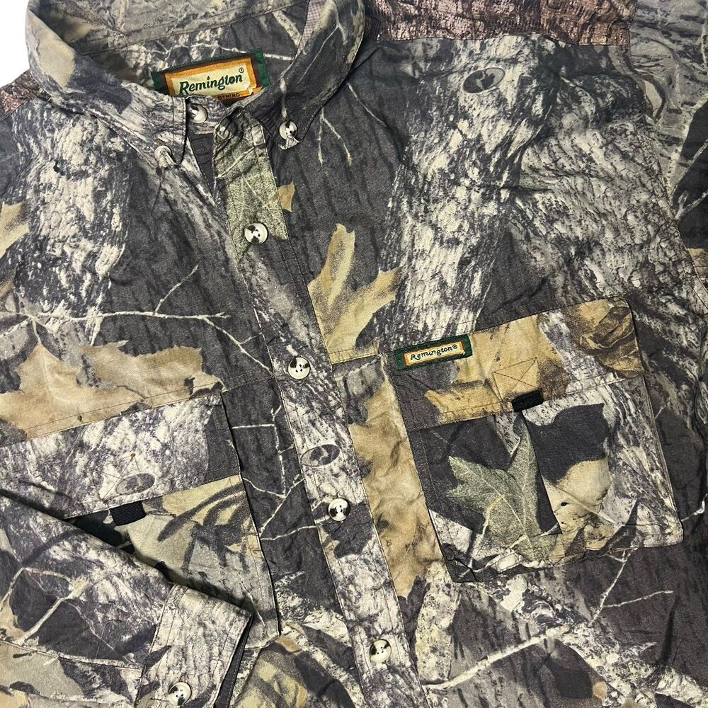 REMINGTON Shirt Mens XL Mossy Oak Long Sleeve - Picture 8 of 8
